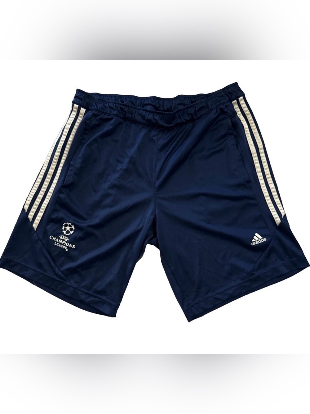 Vintage Adidas Chelsea FC 2012 2013 Champions League Shorts Men’s SZ M NAVY GOLD